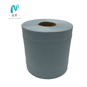 Mingxuan ผ้าเช็ดตัวม้วนสีฟ้าม้วน1ply 150เมตรม้วนกระดาษทิชชู่สีฟ้าเป็นมิตรต่อสิ่งแวดล้อมแบบใช้แล้วทิ้งสำหรับห้องน้ำ - Product Image 5