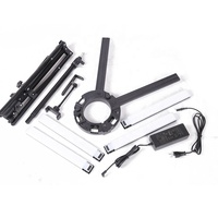Kit d'éclairage vidéo à anneau LED Simock 90W à intensité variable avec barres lumineuses détachables pour l'éclairage photographique ou la diffusion en direct sur YouTube