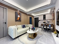 Canapé 3 places capitonné en tissu crème avec accoudoirs et pieds dorés, fauteuil assorti pour hall d'hôtel et salon