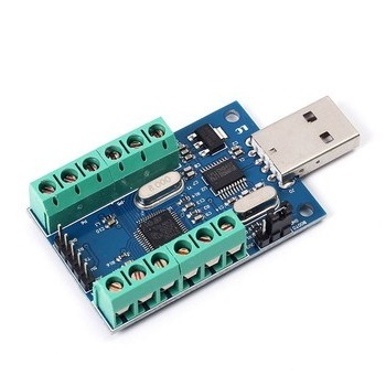 USB DAQ Data Acquisition 10 channels 12-bit Inputs 10AD STM32 UART ADC Module