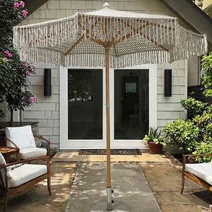 Outdoor <b>Beach</b> Thatched Center Pillar Wind Resistant Waterproof Straw Sunshade <b>Umbrella</b> for Courtyard Homestay Manufacturer - Product Image 4