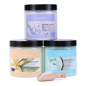 Private Label Organic Bath Salts Herbal Foot Soak with Epsom Salt