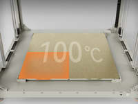 Elegoo OrangeStorm Giga Printer 3d, mesin cetak cepat ukuran besar 800mm X 800mm X 1000mm mendukung Multi-Nozzle