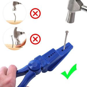 Nail Driving Auxiliary Pliers 1 In Jaw Width <b>Smooth</b> Surface Step Design One Hammer One Nail <b>Tool</b> - Product Image 2