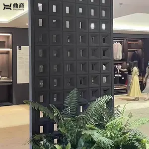 Lightweight Waterproof Fire-Resistant Three-Dimensional Wall Decoration In Space Black PU Stone Panel Wall For Exterior Use