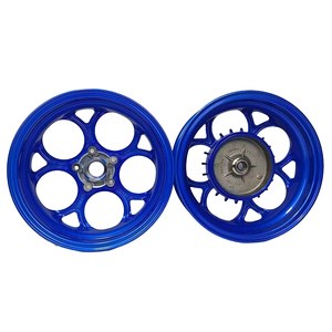ล้อแม็กซ์อะลูมิเนียม CNC สีน้ำเงิน S2R สำหรับมอเตอร์ไซค์  หน้า/หลัง  รุ่น <span class=keywords><strong>Primavera</strong></span> Sprint <span class=keywords><strong>125</strong></span>/150 LX <span class=keywords><strong>I</strong></span>-<span class=keywords><strong>Get</strong></span>  แบบใหม่  สำหรับดัดแปลง/อัพเกรด - Product Image 6