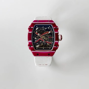 Montre de plongée mécanique numérique personnalisée de haute qualité UMI RM67-02 CRMA7 Mouvement Vaucher Boîtier en céramique squelette en carbone rouge NTPT - Product Image 2