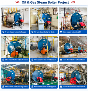 Chaudière à vapeur multi-combustibles (gaz et mazout) de 1 à 8 tonnes avec contrôle PLC pour usine de teinture et de finition textile - Product Image 6