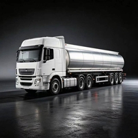 Semi-remorque citerne chimique scellée haute température avec système de pression stable pour le transport de marchandises liquides industrielles