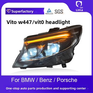 Conjunto de Faros Delanteros LED con Luz Diurna de 12V para Mercedes-Benz Vito W447 Clase V 16-23, para <span class=keywords><strong>BMW</strong></span> E60 - Product Image 2