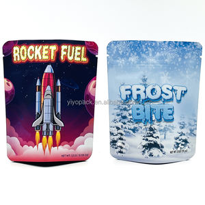 Bolsa de Plástico Laminada de 3.5g 14g 28g, Mate, a Prueba de Olores, con Cierre Hermético a Prueba de Niños, Tipo Doypack - Product Image 6