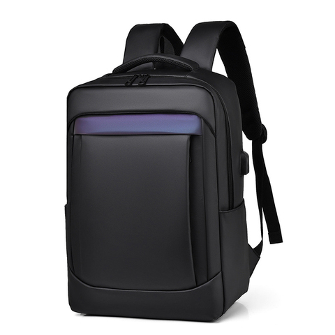 High Quality Men's Business Backpack With USB Charging Port Large Capacity School Bags Book Bag for Boys Waterproof Travel Pack