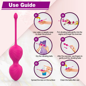 Ylove 10-Gang USB wiederauf ladbare Fernbedienung Vibrator Set Lebensmittel qualität Silikon Liebe Ei Vagina Bälle Sexspielzeug <span class=keywords><strong>Kegel</strong></span> Übung - Product Image 5