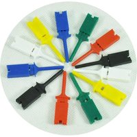 Lot de 12 mini-pinces de test SMD IC avec sondes de connexion pour analyseur logique – Approvisionnement en gros