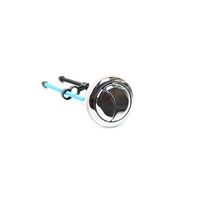 Accesorios para Inodoro, Válvula de Descarga Universal, Botón de Presión Doble de Repuesto, 58 mm, ABS, Botones Modernos para Tanque de Inodoro