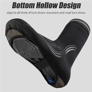 WEST BIKING Copriscarpe Invernali per Ciclismo, Impermeabili e Termici, per Mountain Bike, Copriscarpe in Silicone Antipioggia - Product Image 4