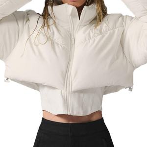 Manteaux d'hiver légers réversibles pour femmes sur mesure, coupe-vent, doudounes matelassées à capuche, style boxy - Product Image 4