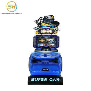 Macchina da Gioco Super Racing per Bambini, Attrezzatura Arcade a Moneta, Simulatore <span class=keywords><strong>di</strong></span> Corse - Product Image 5