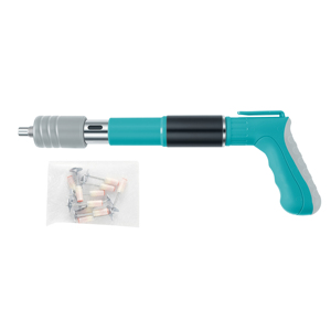 JCTOP Pistolet à clous silencieux industriel mini pour plafonds, fixateur mural intégré, pour menuiserie, décoration et clous métalliques - Product Image 1