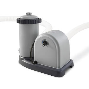 Ensemble de <span class=keywords><strong>piscine</strong></span> <span class=keywords><strong>premium</strong></span> <span class=keywords><strong>INTEX</strong></span> 26744 5,49 m x 1,22 m avec cadre en bois gris et structure prismatique - Product Image 5