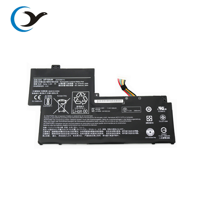 AP16A4K Laptop Battery for Acer Aspire One Cloudbook 11 AO1-132 AO1-132-C3T3 Swift 1 SF113-31 Series KT.00304.003 Factory Price