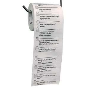 Damon-Papier hygiénique avec mots drô<span class=keywords><strong>les</strong></span> imprimés <span class=keywords><strong>pour</strong></span> salle de bain - Product Image 4