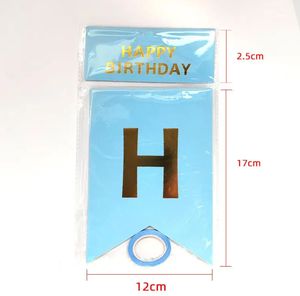 2024 Offre Spéciale papier multicolore matériel joyeux anniversaire suspendu drapeau <span class=keywords><strong>de</strong></span> chaîne pour <span class=keywords><strong>fond</strong></span> Photo - Product Image 4