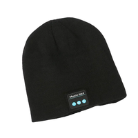 Casque sans fil de haute qualité pour bonnet en acrylique tricoté jacquard avec fonction audio intégrée, unisexe, pour usage extérieur, idéal comme cadeau