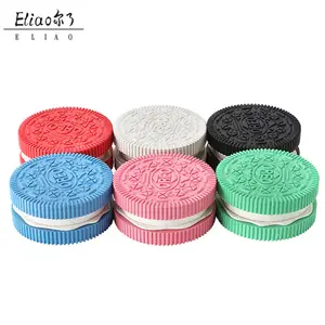 Erliao, nuevo en stock, molinillo de hierbas biodegradable de plástico de 55mm, 2 capas molinillo de acrílico de especias, trituradora de tabaco degradable personalizada