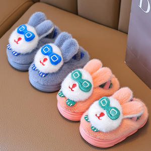 Nouveaux Chaussons d'Intérieur Maison Unisexe en Coton <span class=keywords><strong>Lapin</strong></span> Mignon Dessin Animé, Doux, Antidérapants, Chauds pour l'Hiver, Conçus pour Bébés Garçons et Filles - Product Image 2