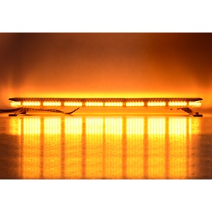 Barre de lumière stroboscopique ambre d'ambulance pleine taille Led, montage sur le toit, feux d'avertissement d'urgence pour les pompiers de sécurité - Product Image 3