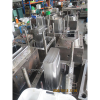 Moule pour poubelle extérieure en plastique, fabrication ODM/OEM à Taizhou, Chine, pour barils d'emballage et bacs à déchets extérieurs
