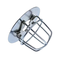 Protection en acier chromé pour sprinklers d'incendie, accessoires de protection incendie