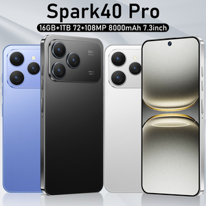 New Chất Lượng Cao Điện Thoại Ban Đầu Spark40 Giá Rẻ Chơi Game 7.3 Inch Tecno New 5G Di Động Với Dual Sim Thẻ - Product Image 2