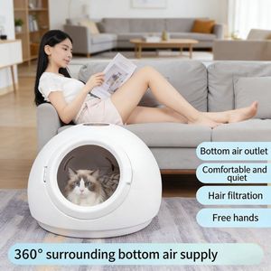 Nouvelle Boîte de Séchage pour Animaux de Compagnie de Luxe en ABS 55L, Séchage Automatique à Faible Bruit, Stérilisation Intelligente, Sécheuse Portable pour Chiens et Chats, Équipement de <span class=keywords><strong>Toilettage</strong></span> à <span class=keywords><strong>Domicile</strong></span> - Product Image 1