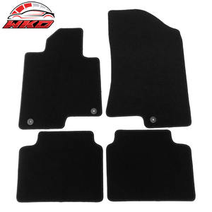 Tapis de sol pour Kia K5 Optima 21-25, 4 pièces, tapis antidérapants avant et arrière pour voiture, velours noir - Product Image 1