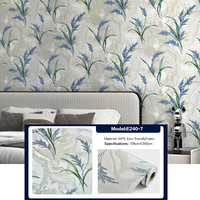 Papier peint écologique en mousse IXPE à coller, avec motif de blé doré en relief 3D, pour la rénovation des murs de la chambre à coucher et du salon