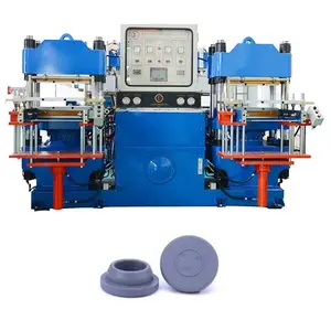 Máquina de fabricación de tapones de goma de 200 toneladas con moldeo de prensa de goma/máquina de vulcanización de prensa caliente hidráulica