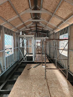 Unité de logement préfabriquée en acier léger pour camping-car avec salle de bain pour parcs et vie en plein air