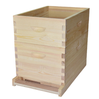 Caja de colmena de madera para herramientas de apicultura doméstica estilo Lang engrosada multicapa