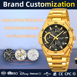 Nuovo Arrivo 2025 SKMEI Modello 2452 Orologi da <span class=keywords><strong>Uomo</strong></span> Business Resistenti all'Acqua 3ATM Stile Retrò Quarzo LED Vetro Produttore Diretto - Product Image 1