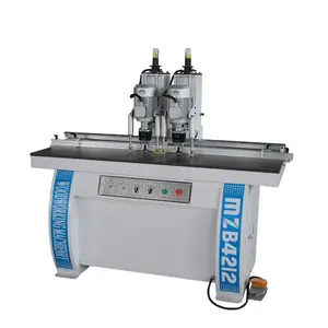 Double head hinge drilling machine for cabinet and wardrobe door woodworking milling and boring machine