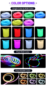 ไฟเส้น LED สำหรับในร่มกลางแจ้งโคมไฟนีออน50เมตรไฟสีขาวอบอุ่น RGB LED Strip ที่กำหนดเอง - Product Image 4