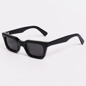 Lunettes de soleil polarisées carrées en acétate UV400, monture fine, style vintage 2025, personnalisables avec logo, pour hommes et femmes - Product Image 3