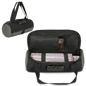 ナイロン & オックスフォード防臭スタッシュケースコンテナトラベル収納バッグ、コンビネーションロック防臭バッグ付き - Product Image 3