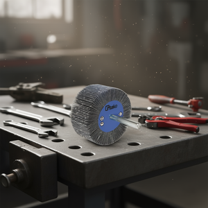 Disque à lamelles abrasif Ttake 80x30 mm, tige de 6 mm, zircone, grain 40 - Product Image 3