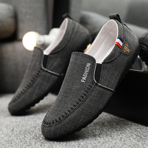 Mocassins légers et confortables en toile denim pour hommes, chaussures <span class=keywords><strong>bateau</strong></span>, mocassins décontractés à enfiler pour hommes, baskets pour hommes - Product Image 4