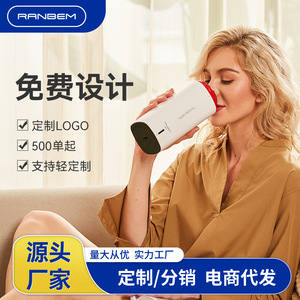 Portable Electric Kettle 1L Digital Control Battery Powered Travel Water Boiler White Compact Design - Product Image 4