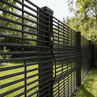 Clôture en fil métallique soudé de sécurité haute sécurité, anti-escalade, personnalisée, en acier écologique durable, 358 périmètres