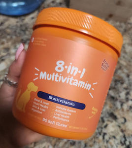 Multivitaminico morbido masticare per animali domestici cani vitamina <span class=keywords><strong>C</strong></span> E B1 B2 B5 B3 B6 B12 8 in 1 multivitaminico cani masticare - Product Image 3